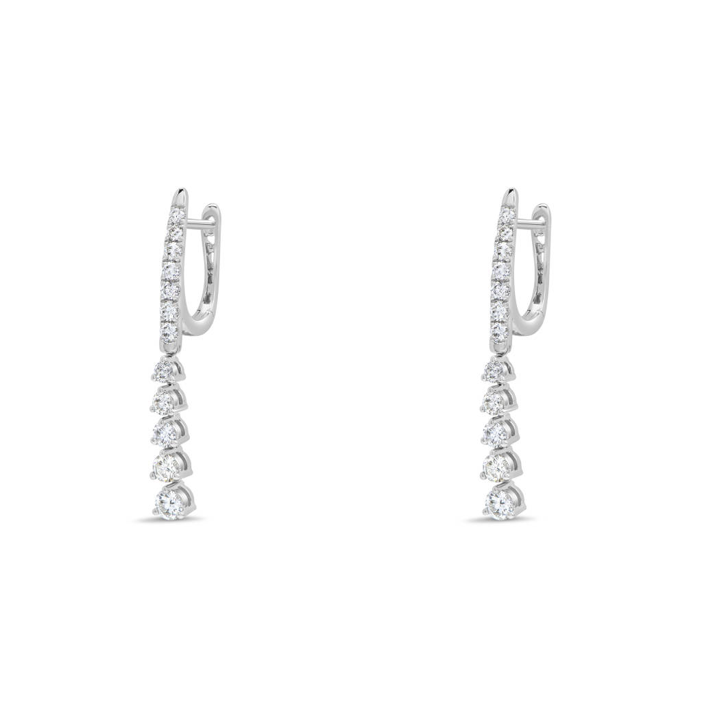 0.65CT Giulia Drop Diamond Earrings