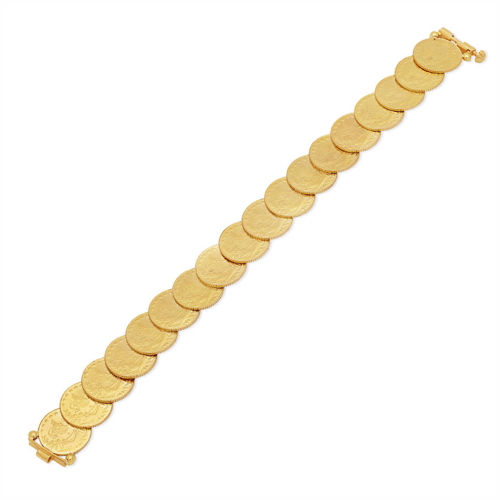 22K Hessa Gold Bracelet from Khazeena Collection