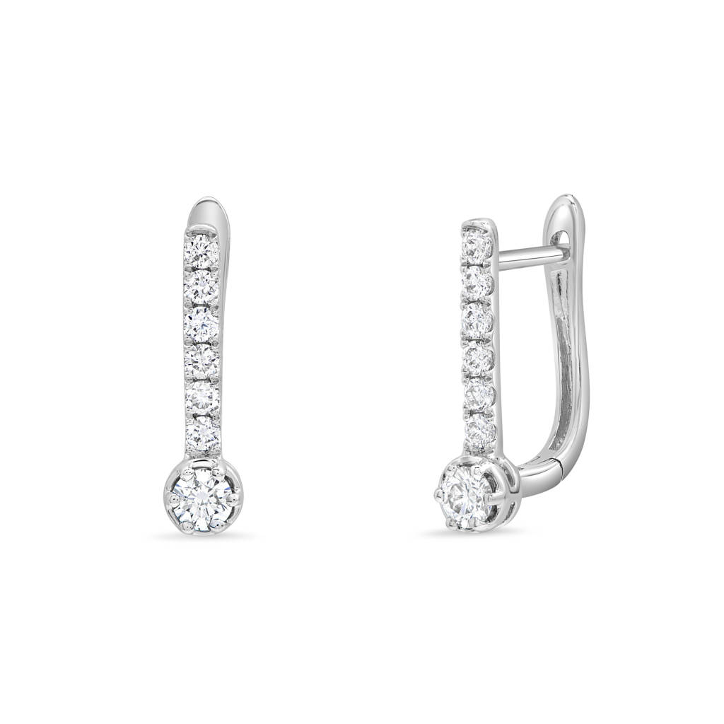 0.33CT Liev Drop Diamond Earrings