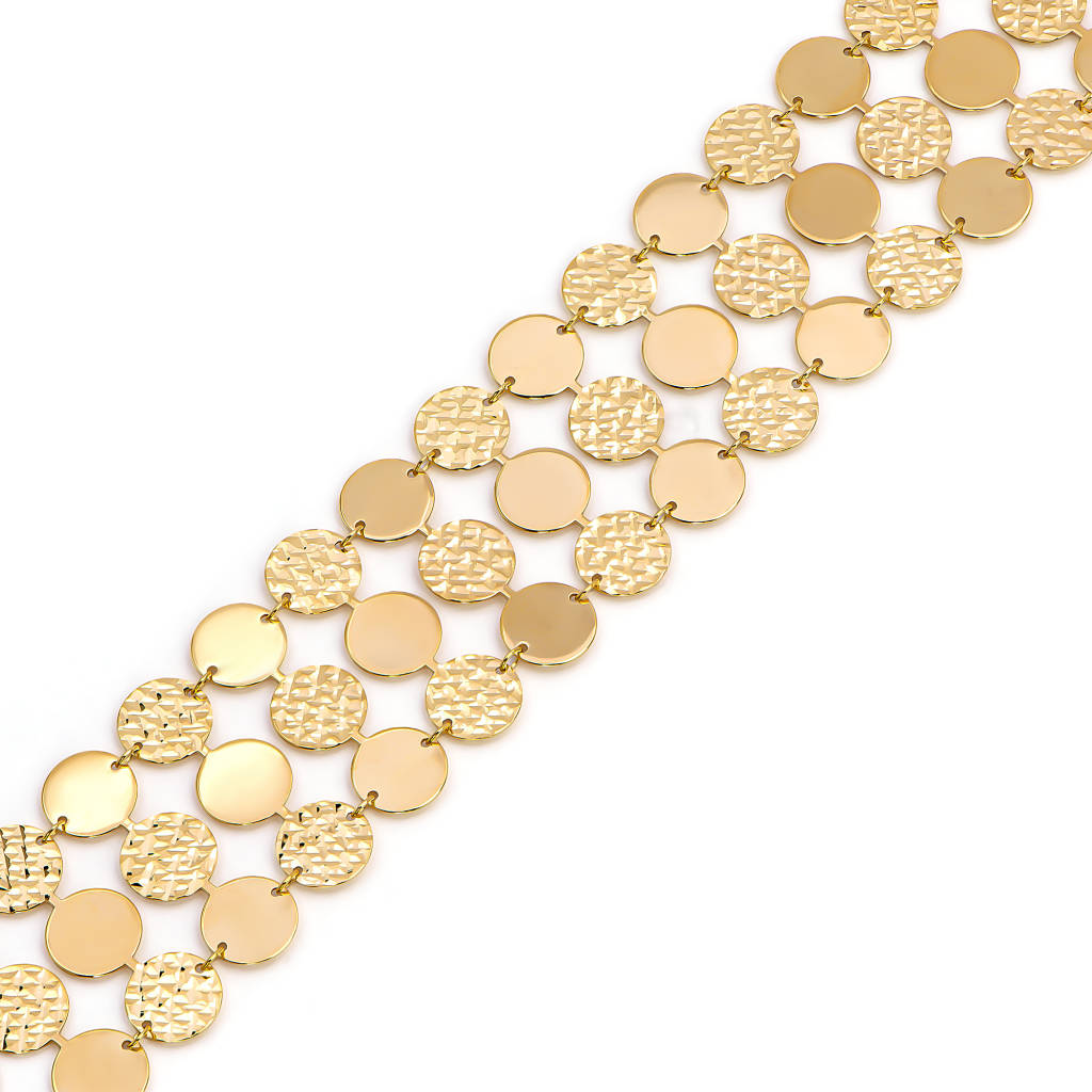 21K Wahhajah Traditional Gold Bracelet
