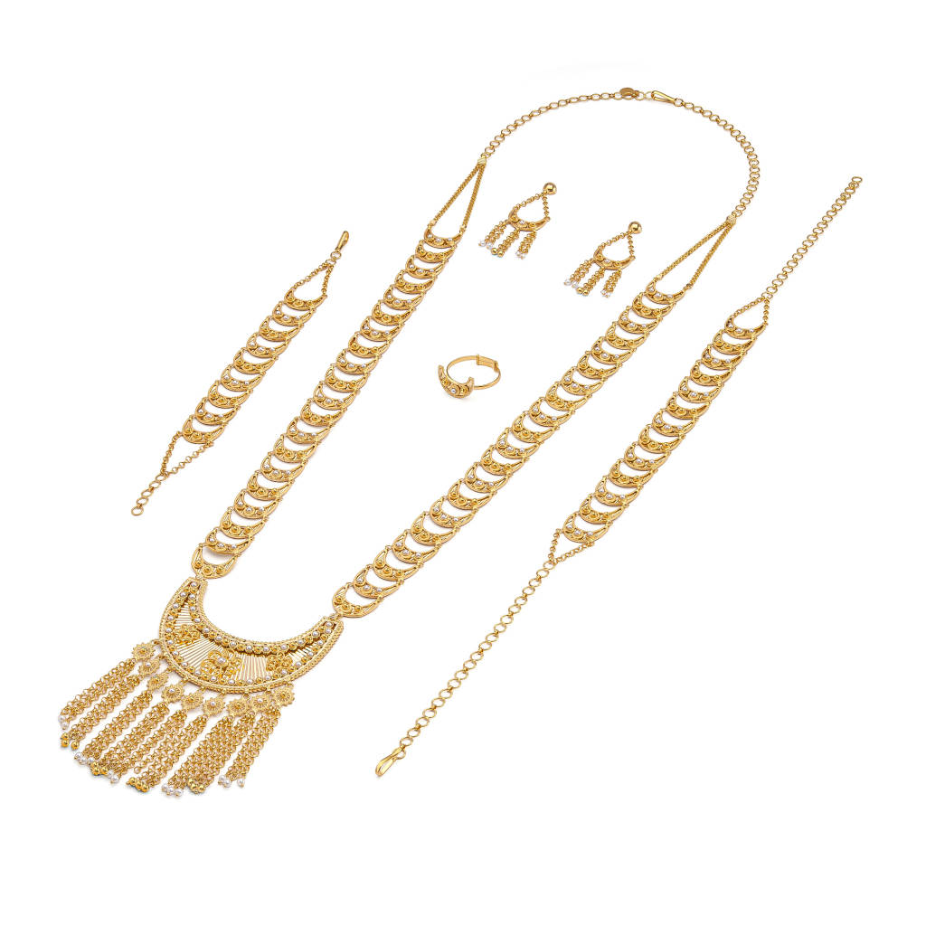21K Traditional Gold Set from Hilal Collection