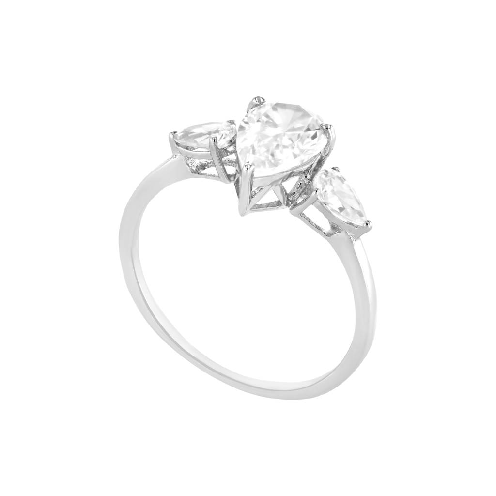 Heart's Triad 18K Gold Ring