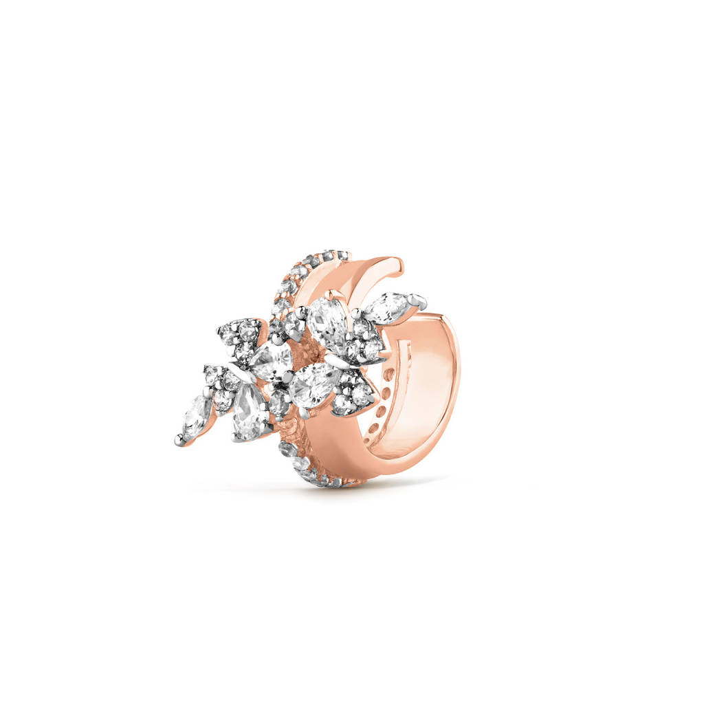 18K Starburst Gold Earrings