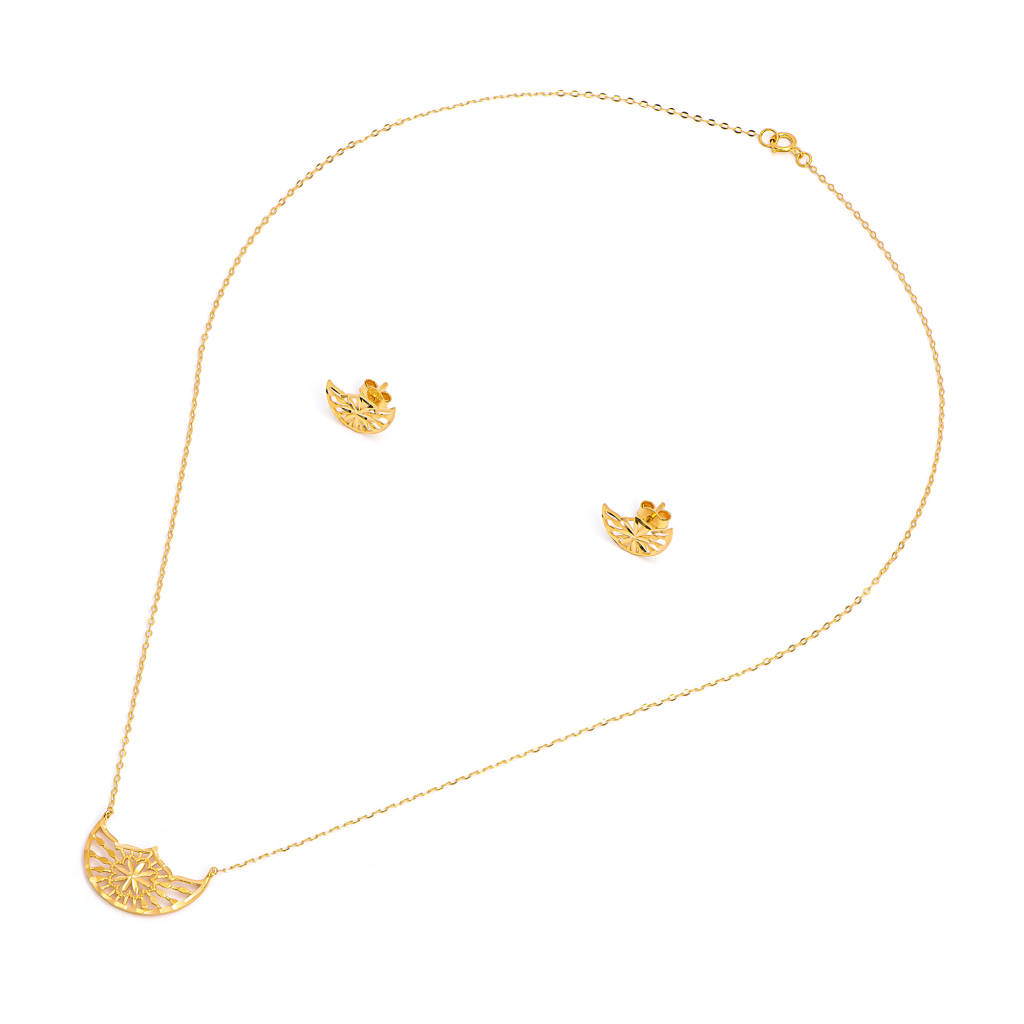 21K Nawwar Gold Set
