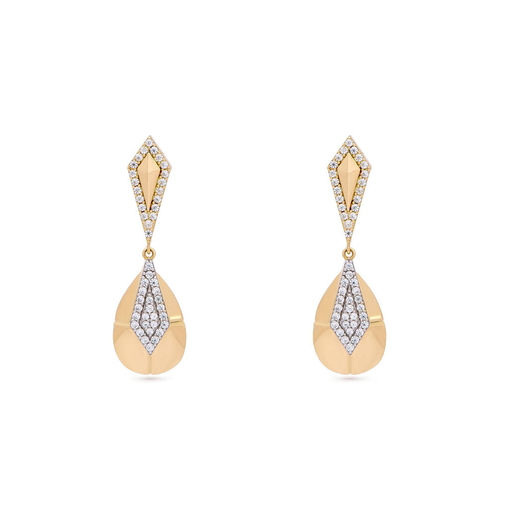 18K Lama Gold Earrings