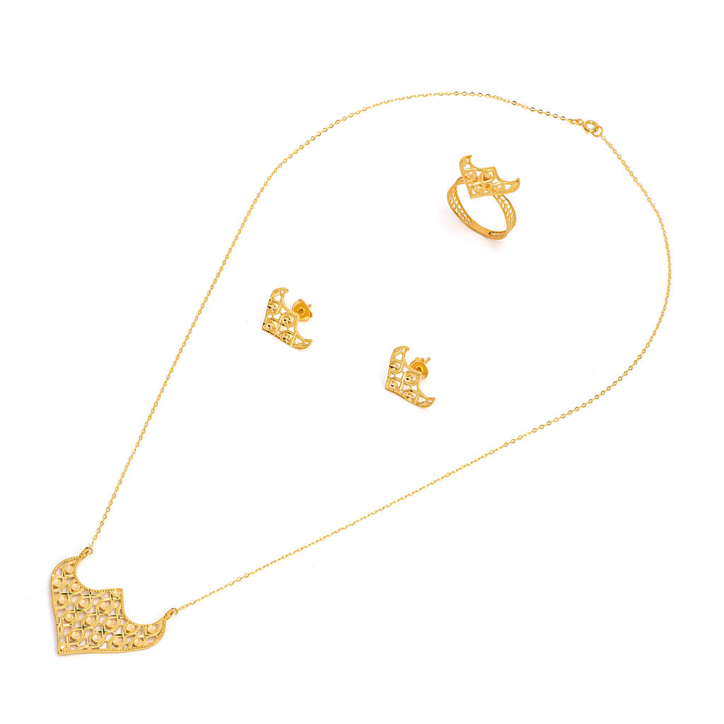 21K Aseel Gold Set