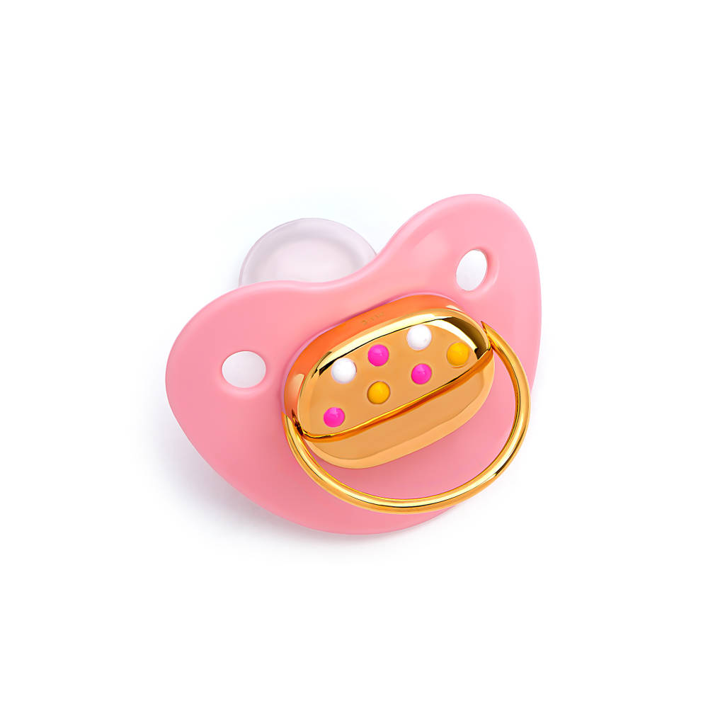 21K Pinky Gold Pacifier