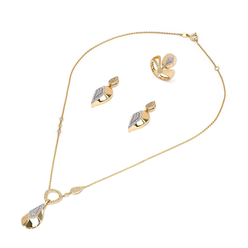 18K Lenzy Gold Set