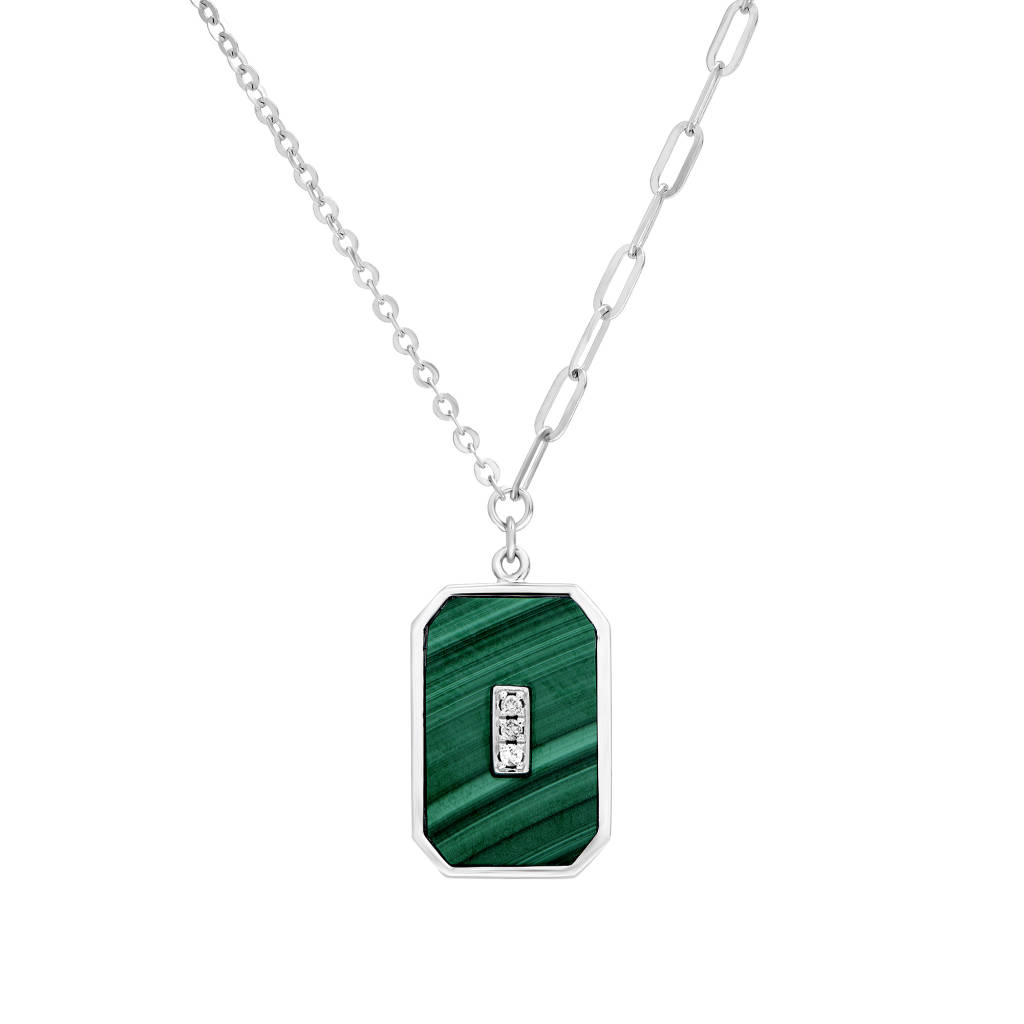 0.01CT Mung Diamond Necklace
