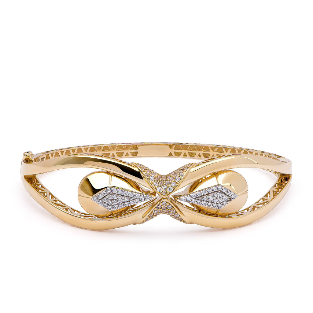 18K Bouh Gold Bangle