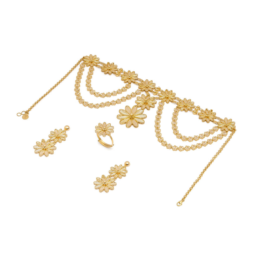 21K Traditional Gold Set from Wardah Collection