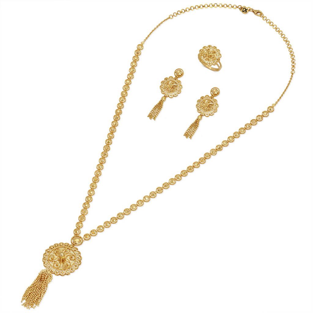 21K Bahia Gold Set from Shamsa Collection