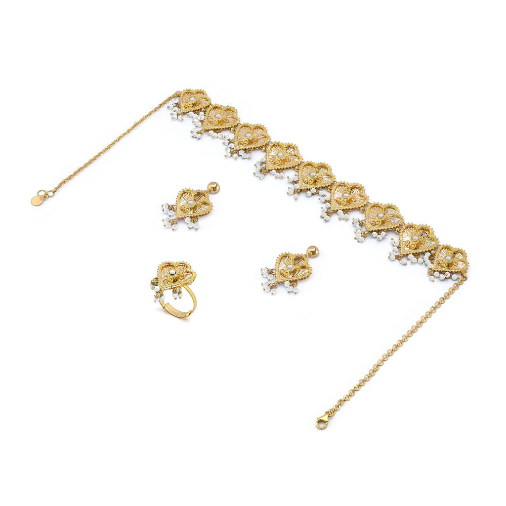 21K Traditional Gold Set from Al Door Collection