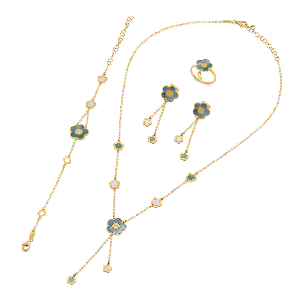 21K Daisy Gold Set