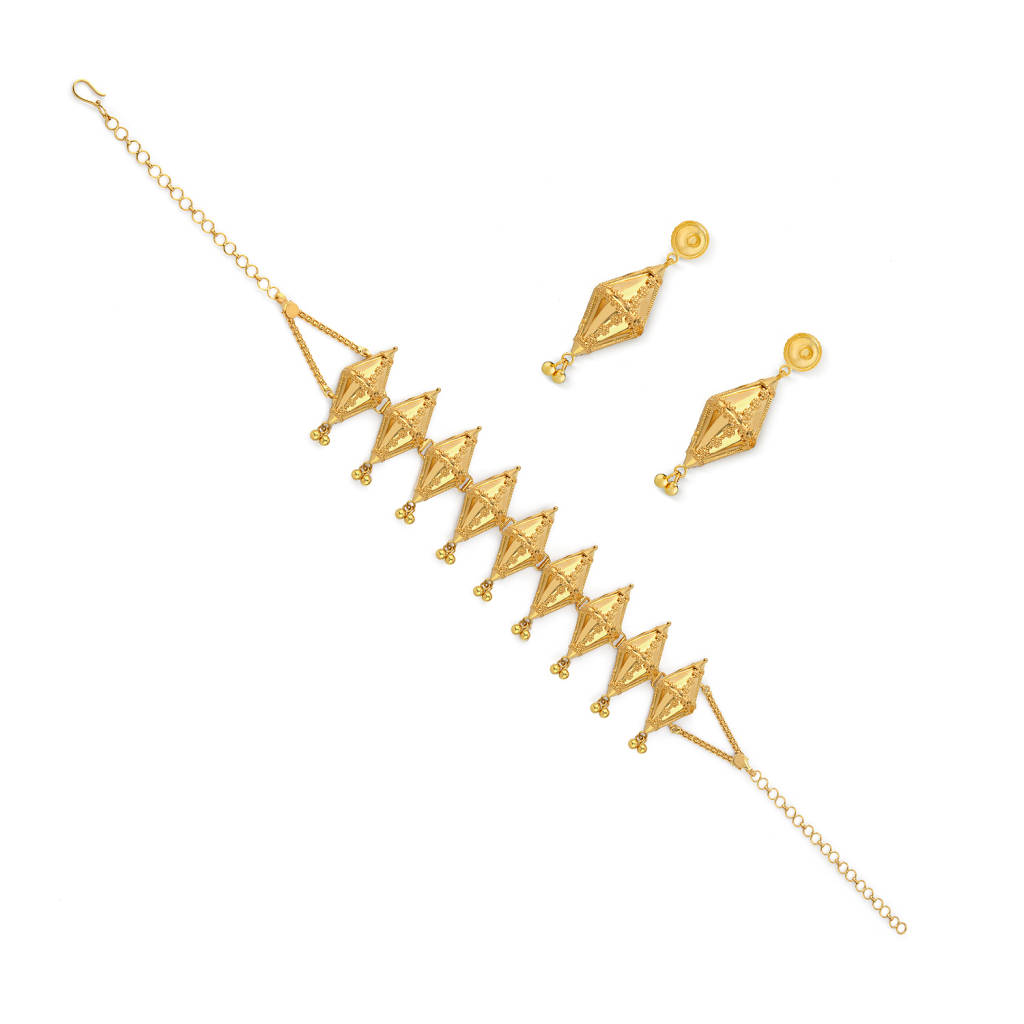 Blissful 21K Traditional Gold Set