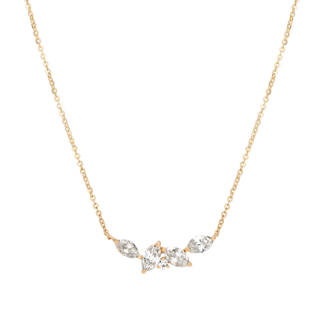 0.83CT Cracky Diamond Necklace