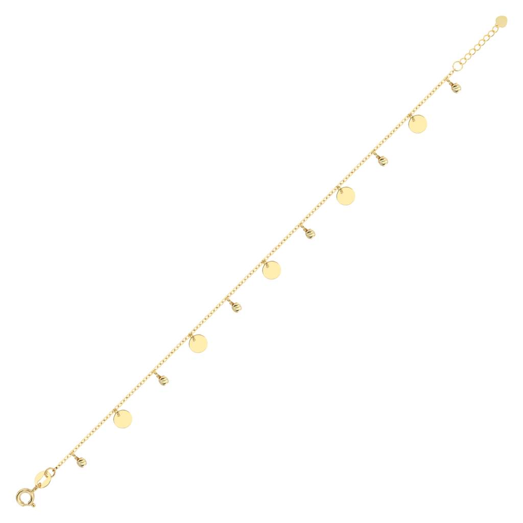 18K Serenade Charm Gold Bracelet