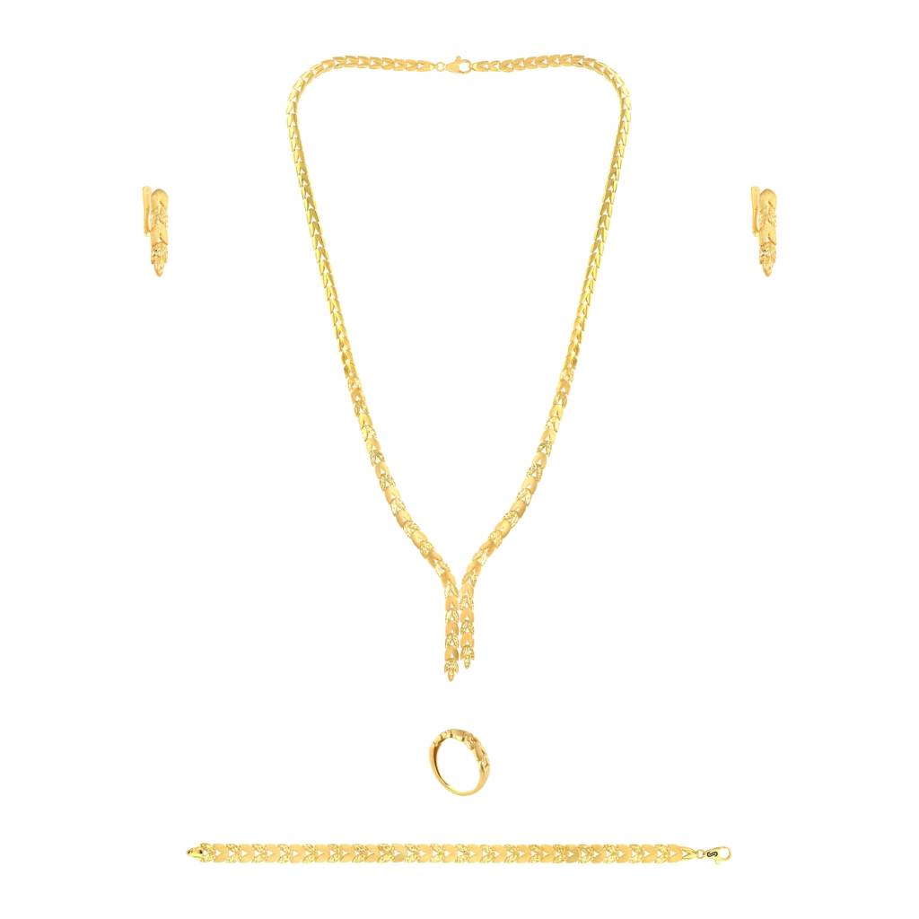 21K Royal Lattice Elegance Set