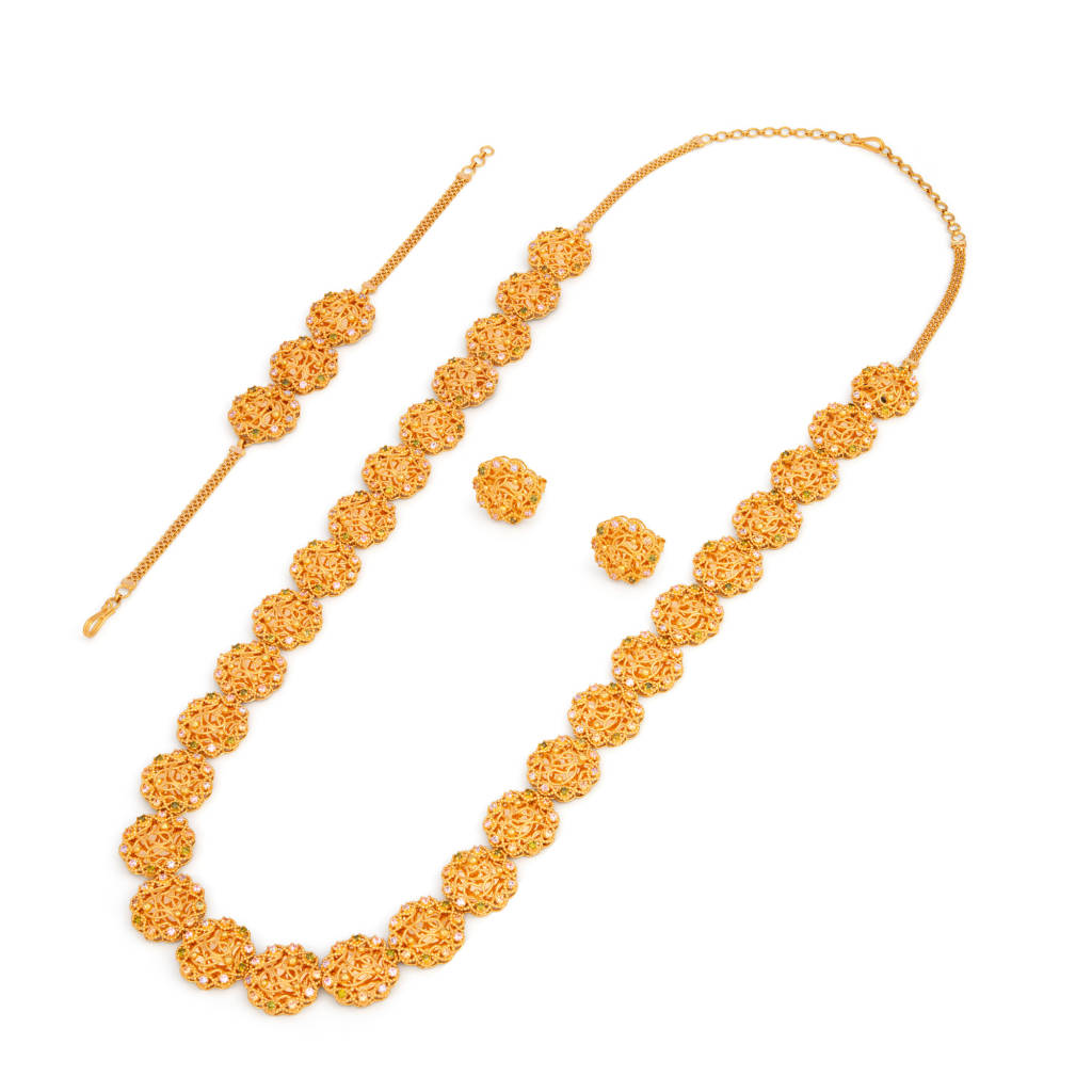 21K Manthora Kanor Gold Set