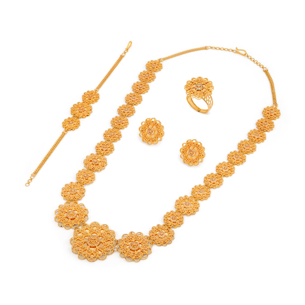 21K Manthora Sarfina Gold Set