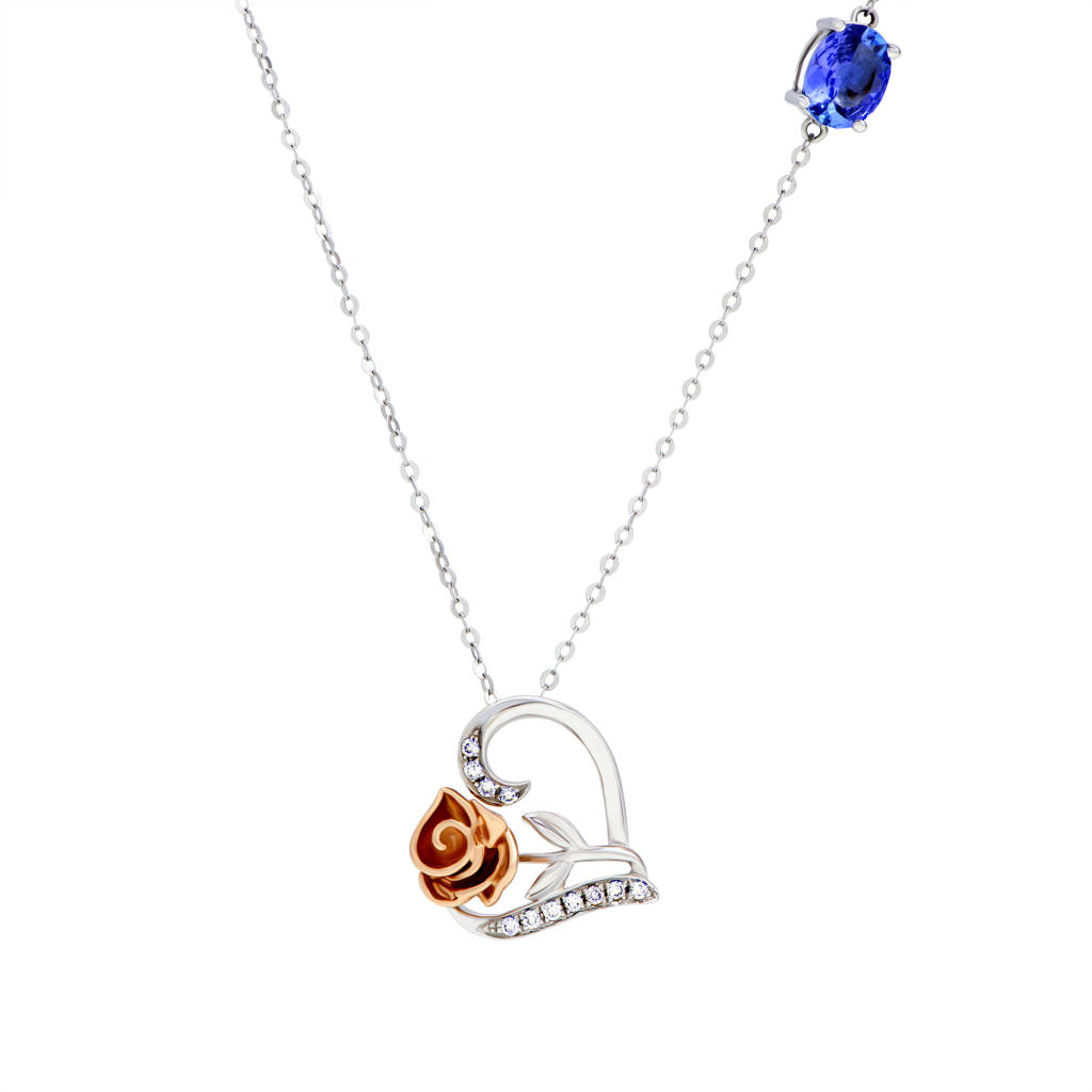 0.08CT Glox Diamond Necklace