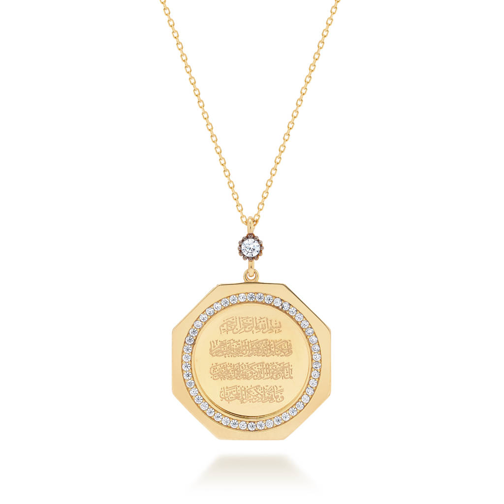 21K Ayat Traditional Gold Necklace