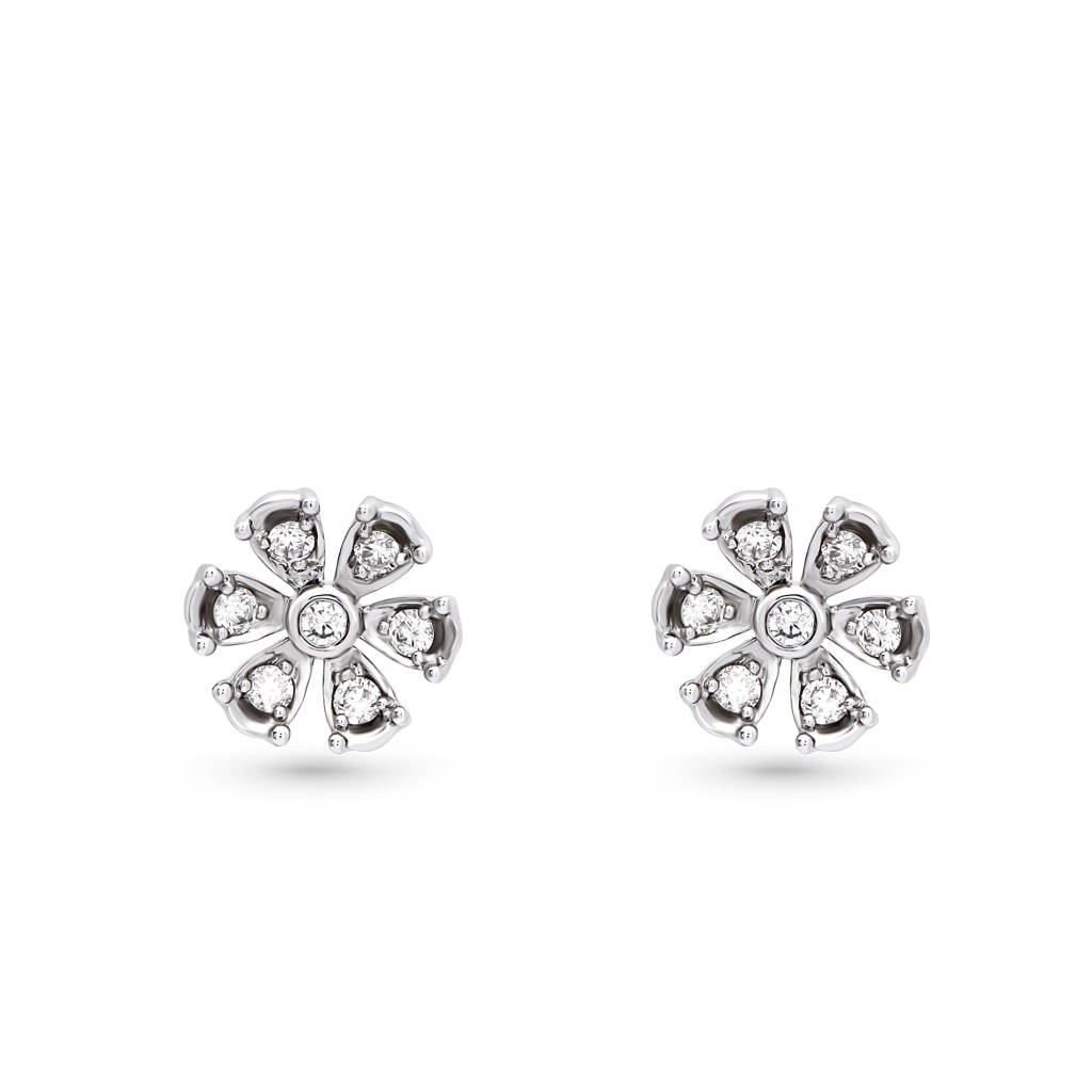 0.19CT Ghar Stud Diamond Earrings