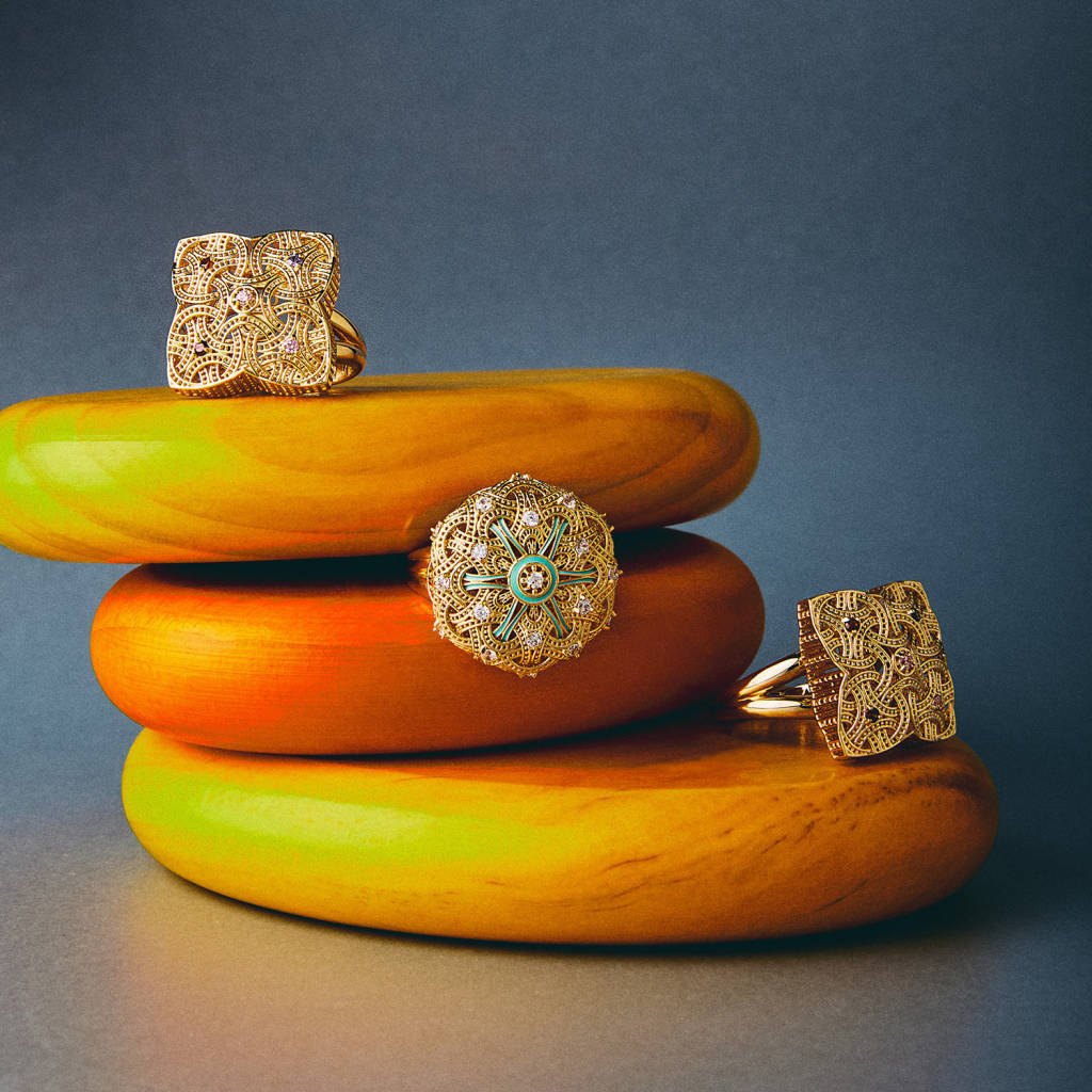 18K Cimera Gold Ring