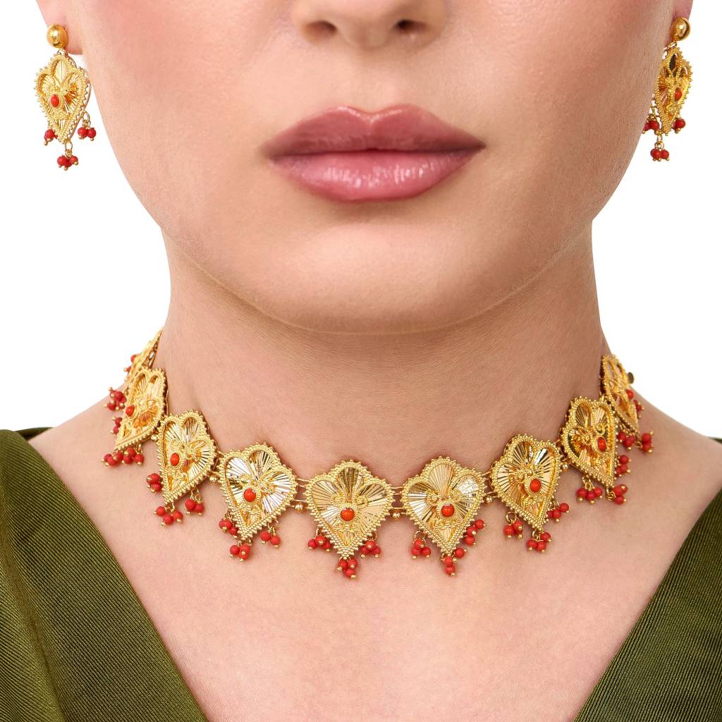 21K Traditional Gold Set from Al Door Collection