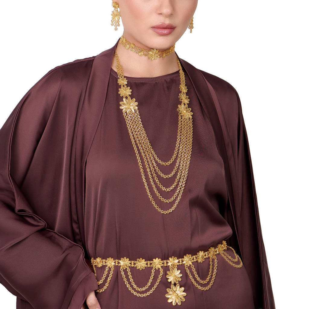 21K Traditional Gold Set from Wardah Collection