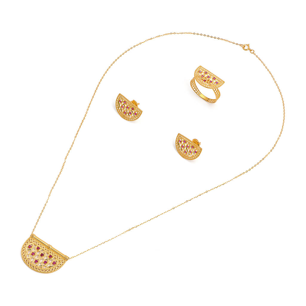 21K Saheer Gold Set