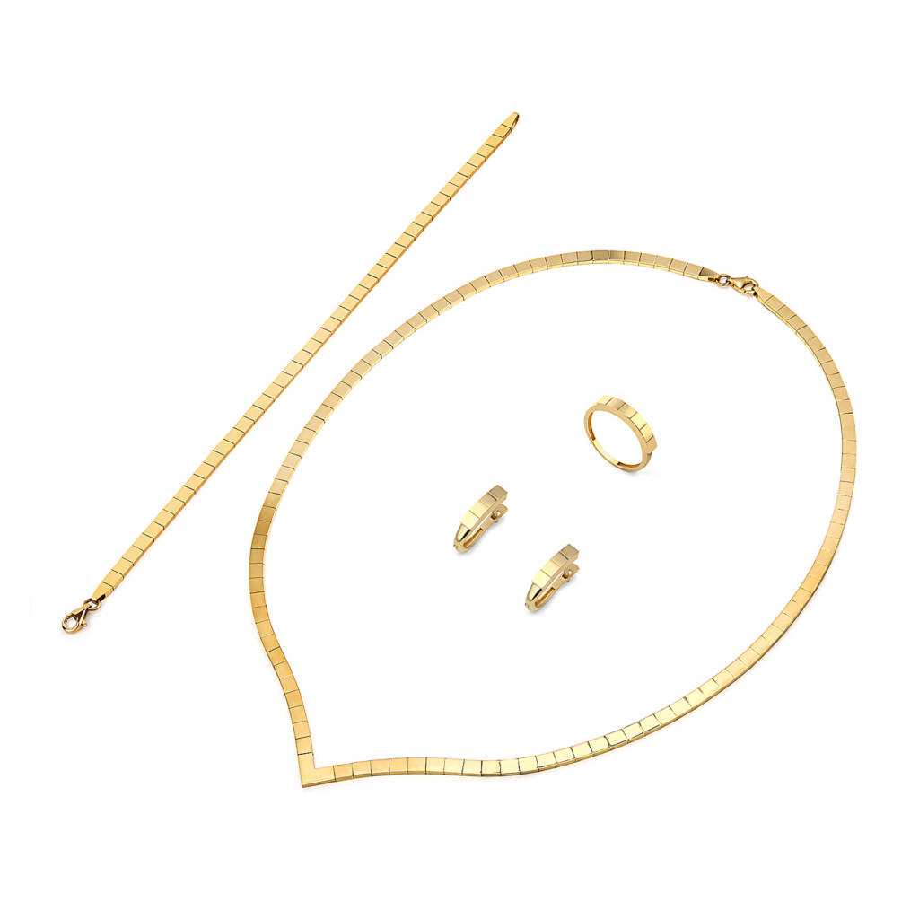 طقم فايبر لونر من الذهب عيار 18 قيراط
