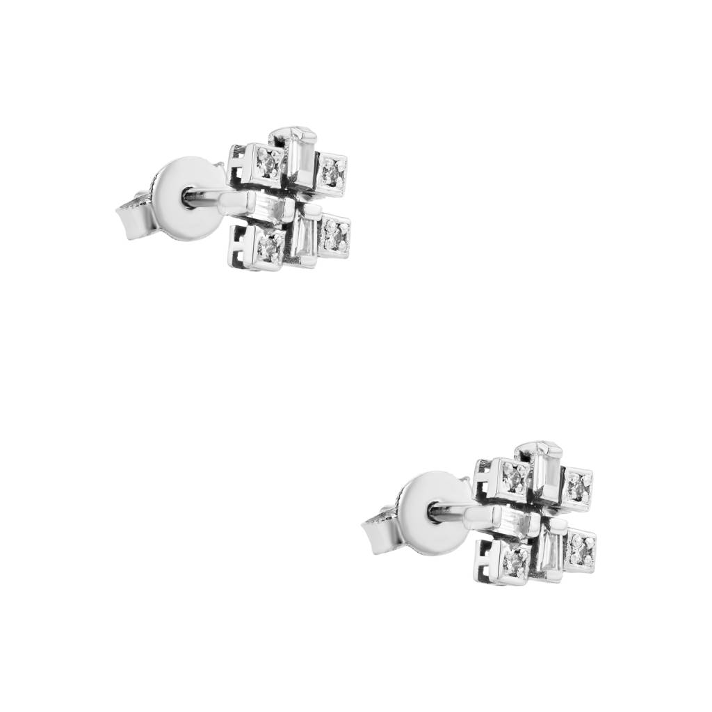0.14CT Diamond Earring