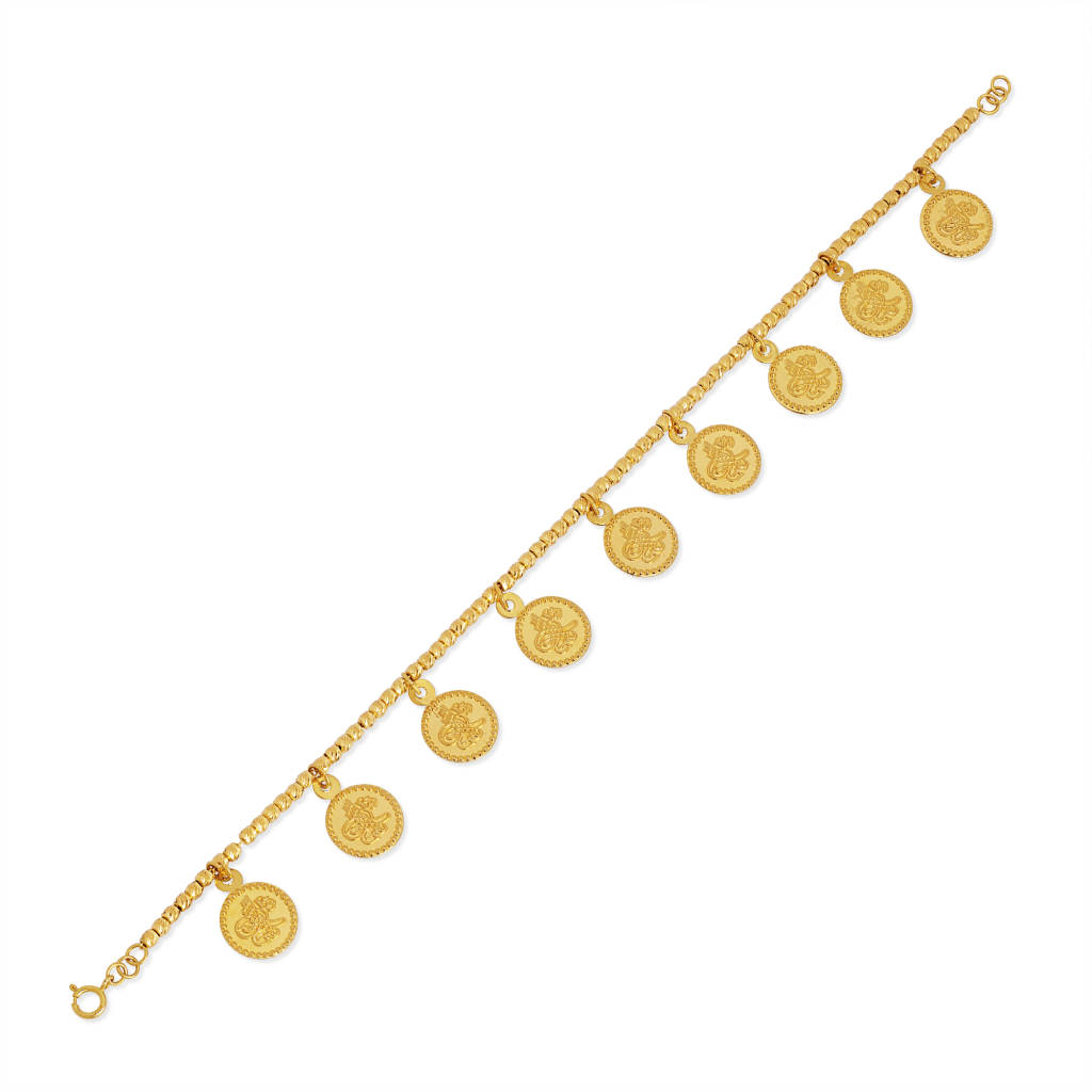 21K Kanz Gold Bracelet