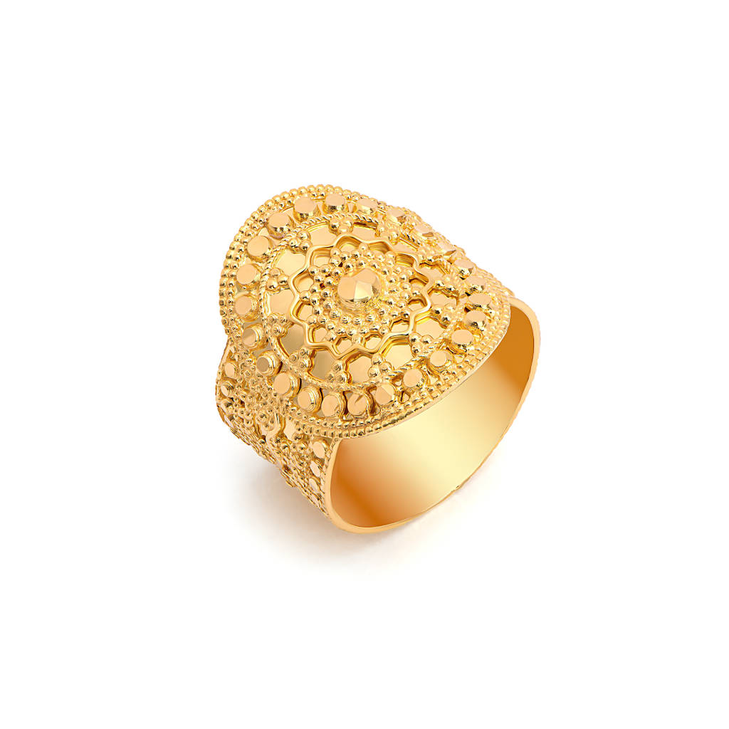 21K Wabi Gold Ring