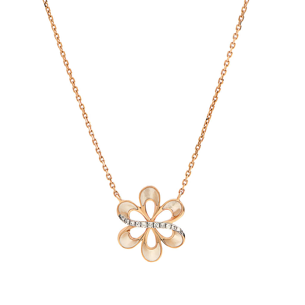 0.07CT Kuri Diamond Necklace