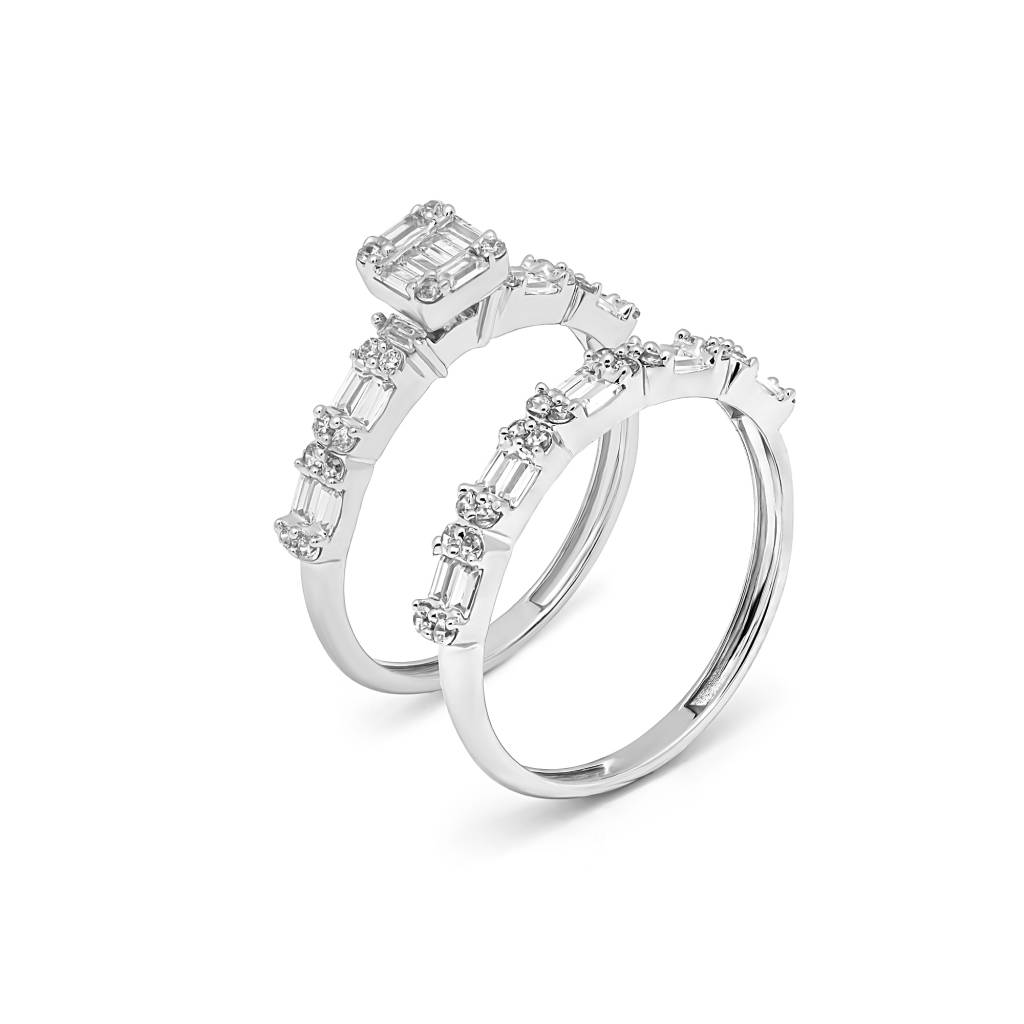 18K Elovre Twin Gem Ring