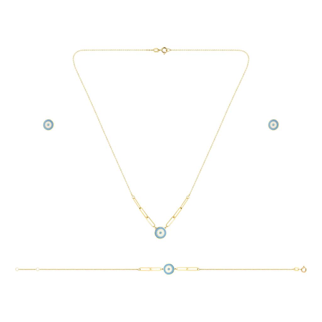 Deepness 18K Gold Set