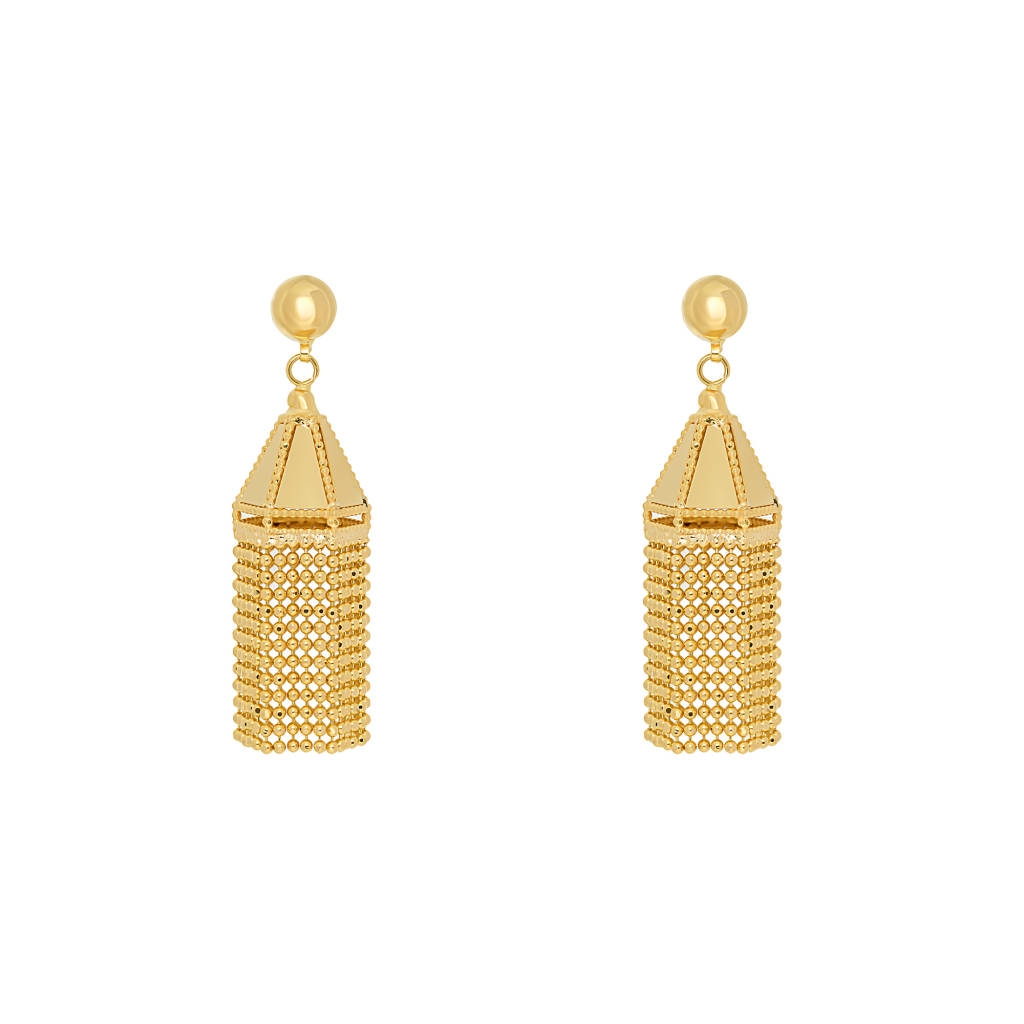 21K Mahetab Gold Earrings