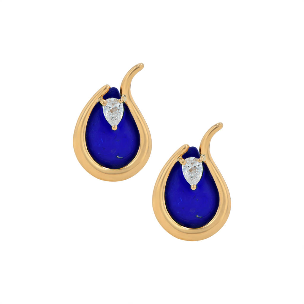 Auralis Blue Diamond Earrings