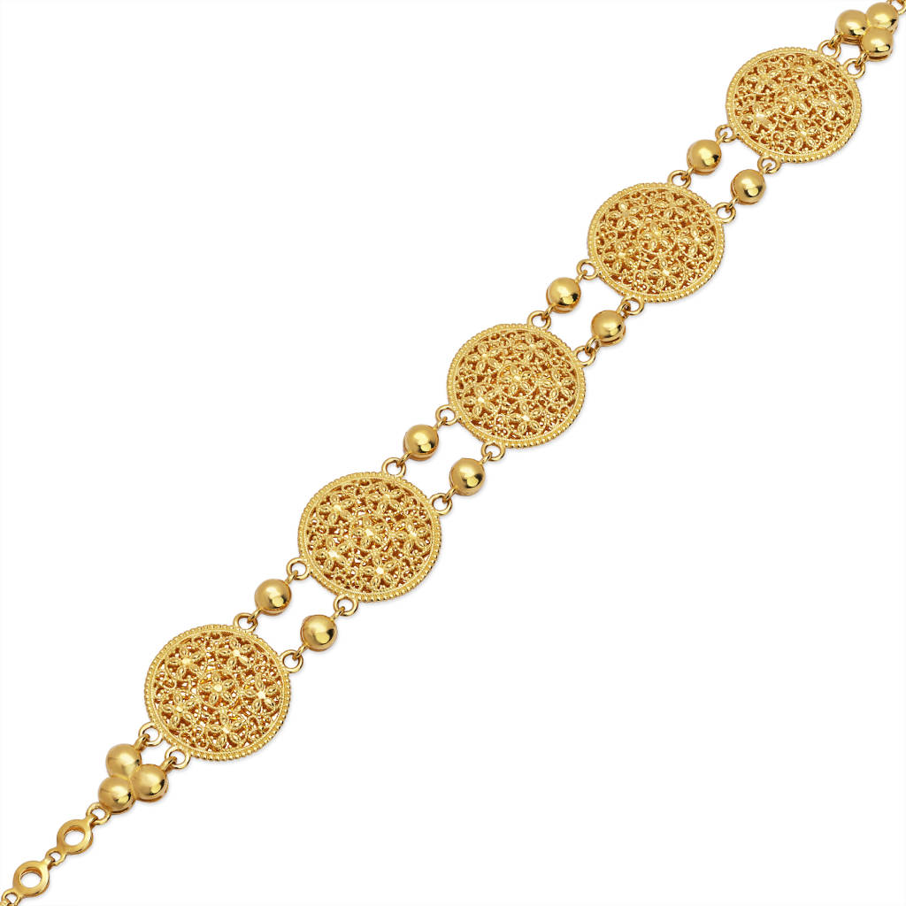 21K Meznah Gold Bracelet