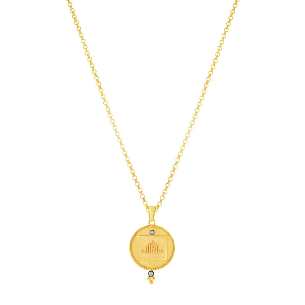 21K Traditional Gold Pendant