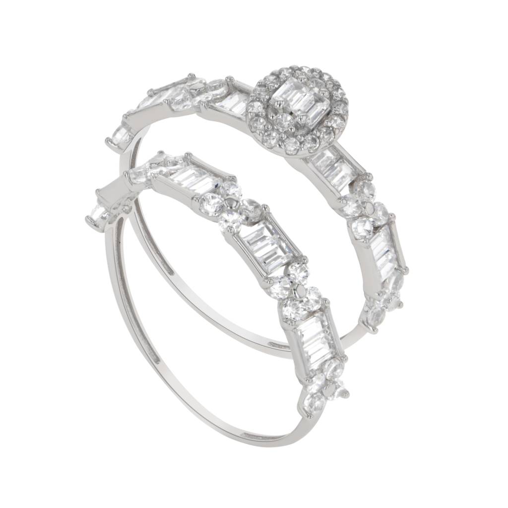 18K Twins Gold Ring