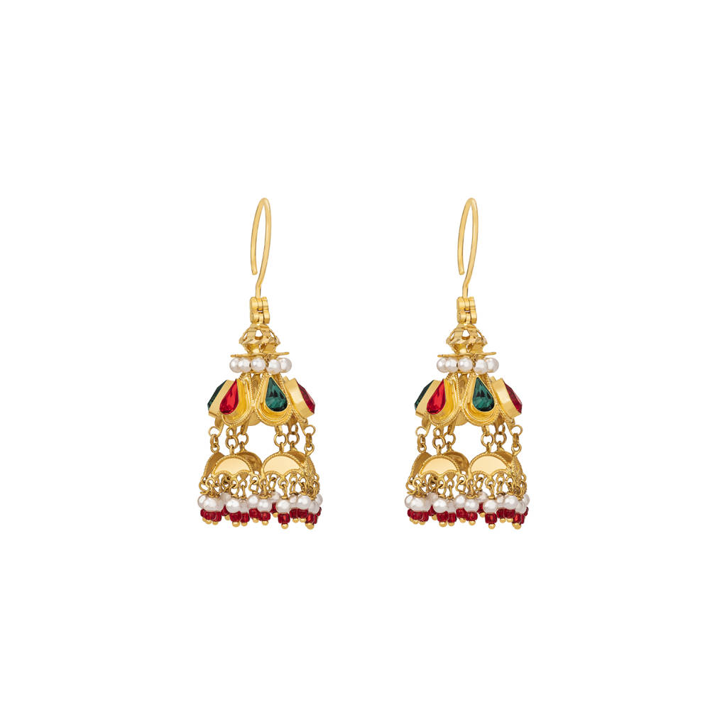 21K Traditional Gold Earring