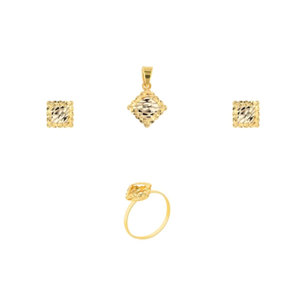 21K Gold Pendant Set