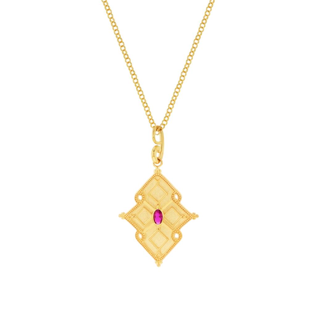 21K Traditional Gold Pendant