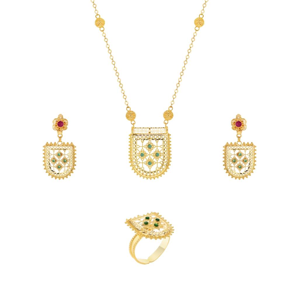 21K Traditional Gold Set