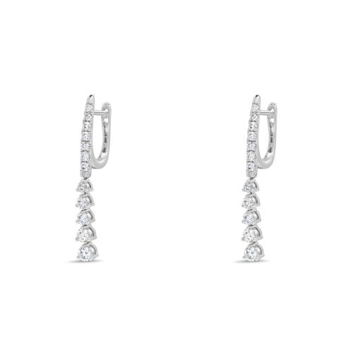 0.65CT Giulia Drop Diamond Earrings