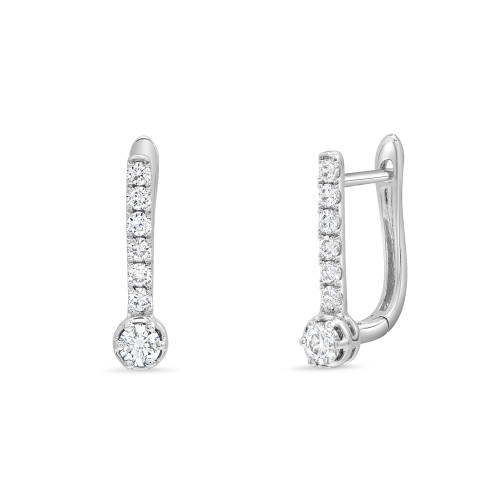 0.33CT Liev Drop Diamond Earrings