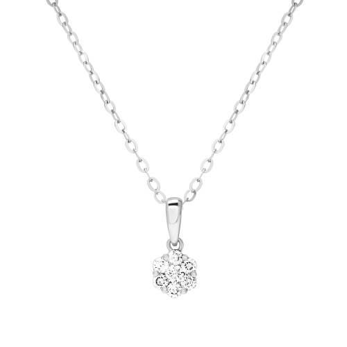 0.19CT Vroom Diamond Necklace